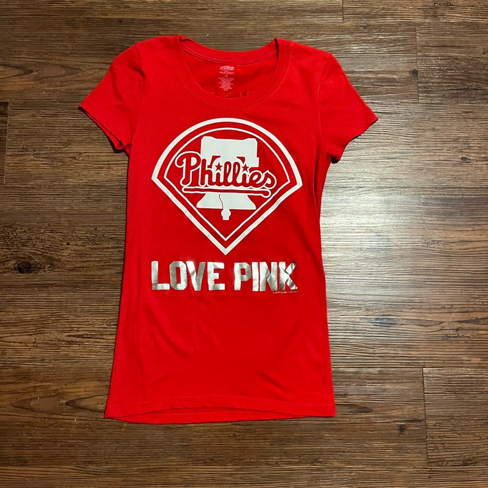 PINK Victoria's Secret Red Graphic Tee
